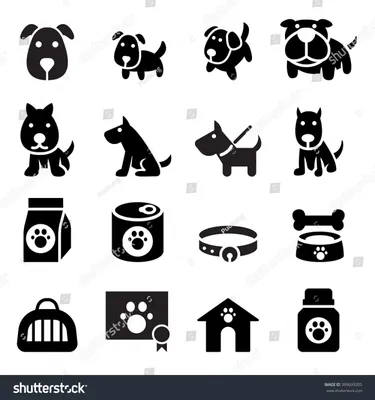 Векторный Набор Собак Векторное изображение  ©ourlifelooklikeballoon.hotmail.com 316431718
