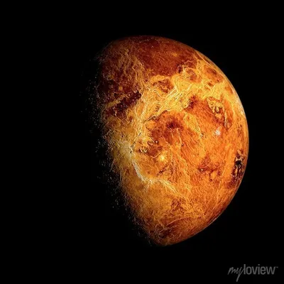 Венера элементы этого изображения, предоставленную nasa картины на стену •  картины красивый, стратосфера, НАСА | myloview.ru