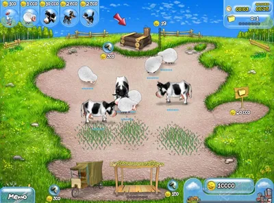 Игры ALAWAR, NEVOSOFT прохождение всех уровней: Веселая ферма 3. Пять миров  / Farm Frenzy 3