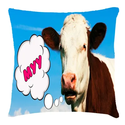 Веселая корова с картой стоковое фото ©julos 145913241