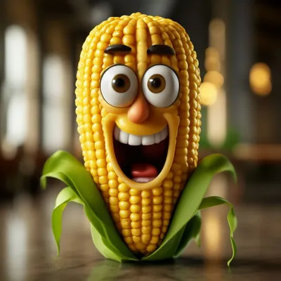 Живая, весёлая кукуруза с …» — создано в Шедевруме