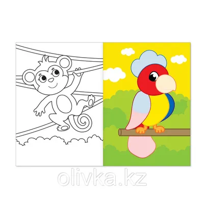 Набор из 3-х книг Фламинго Веселые раскраски для детей и малышей с цветным  образцом с заданиями купить по цене 230 ₽ в интернет-магазине Детский мир