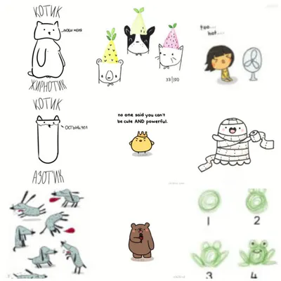 Милые картинки еды для срисовки - Рисование , Для девочек, для детей от 6  лет | HandCraftGuide | Cute easy drawings, Kawaii drawings, Easy doodles  drawings