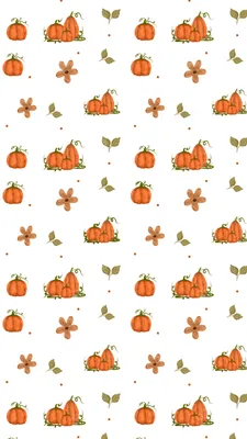 милые оранжевые тыквы обои телефон для осеннего сезона Фон Обои Изображение  для бесплатной загрузки - Pngtree