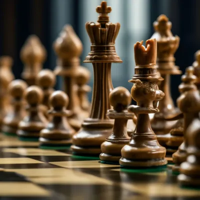 Резные, очень красивые шахматы,…» — создано в Шедевруме
