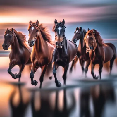 Красивые и грациозные, умные и добрые» - все это лошади