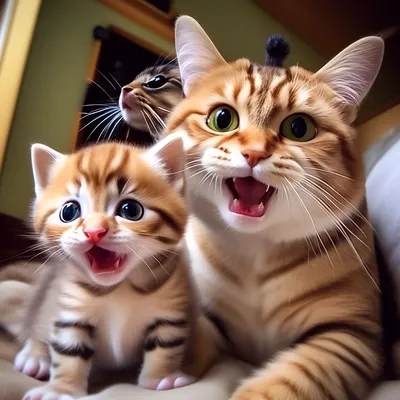 Маленькие милые смешные котята на серой предпосылке Стоковое Фото -  изображение насчитывающей жизнь, похожего: 89050244