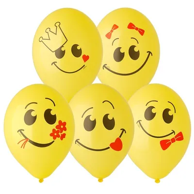 Купить Облако из шаров \"Веселые смайлы\" в Москве в интернет-магазине  воздушных шаров, цены