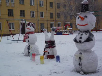 Творческая прогулка «Веселые снеговики» | СПб ГБУСО социальный приют для  детей \"Транзит\"