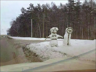 Самые необычные снеговики