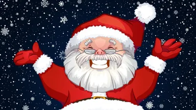 Весёлый Дед Мороз тащит огромную ё…» — создано в Шедевруме