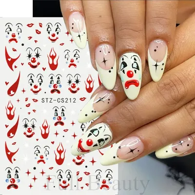 cool Интересный маникюр с наклейками (50 фото) — Необычный дизайн ногтей  Читай больше http://avrorra.com/manikyur-s-naklejkami-foto… | Маникюр,  Длинные ногти, Ногти