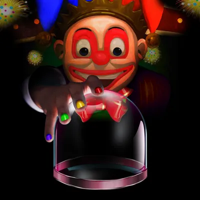 Веселый клоун купить в интернет-магазине Ярмарка Мастеров по цене 4000 ₽ –  TEHGSBY | Интерьерная кукла, Москва - доставка по России