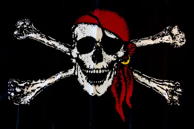 Веселый Роджер символа пирата Иллюстрация вектора - иллюстрации  насчитывающей иллюстрация, весёло: 65416938