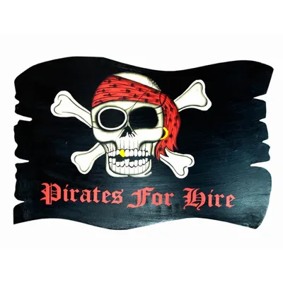 Флаг пиратский \"Веселый Роджер\" пират в бандане с повязкой, большой 60х90см  - купить Флаг по выгодной цене в интернет-магазине OZON (229292863)