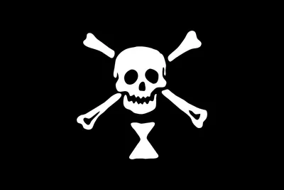 флаг Пиратский, Веселый Роджер, 150х90 см, купить во Владивостоке