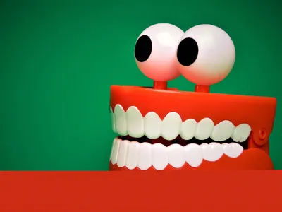 Рисунок зуба для детей - 62 фото