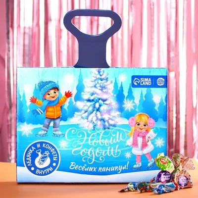 Подарочный набор Весёлых каникул: конфеты 500 г., ледянка - купить по  выгодным ценам в интернет-магазине OZON (1126239076)
