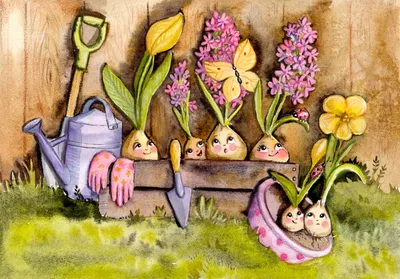 Весна идет» картина Палачевой Натальи (бумага, акварель) — купить на  ArtNow.ru