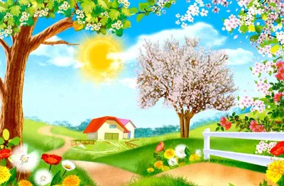 Картинки на тему весна для детей - 38 фото