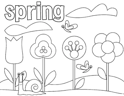 Как нарисовать весну - урок рисования \"Весенний пейзаж\". Простой рисунок  красками. Рисуем вместе | Рисуем вместе | Онлайн школа рисования | Дзен