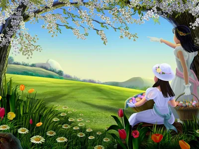 Пасхальные яйца искусства на поле весны Стоковое Фото - изображение  насчитывающей лужайка, цветок: 38606334