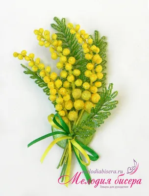 Купить Ветка мимозы. Искусственные цветы. Декоративный букет маме на стол  по выгодной цене в интернет-магазине OZON.ru (852406506)