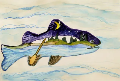 Подведены итоги конкурса рисунков, посвящённого Международному дню  мигрирующих рыб. | Новости