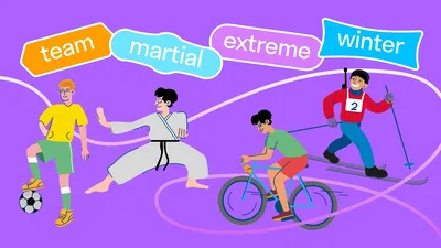 Что ты знаешь про sports and extremes? Виды спорта на английском языке -  YouTube