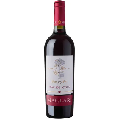 Вино ординарное сортовое Maglari красное сухое, 750мл - купить с доставкой  в Москве в Перекрёстке