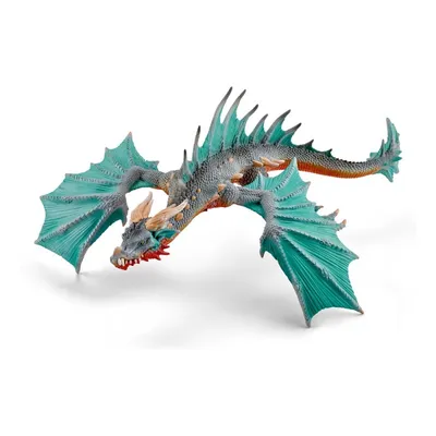 величественный морской или водяной дракон. изолированный вектор Иллюстрация  вектора - иллюстрации насчитывающей дракон, изверг: 267415957
