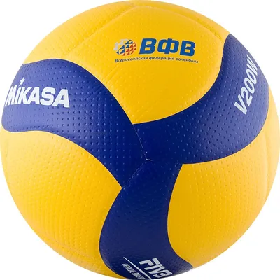 Волейбольный мяч Mikasa V200W желто-синий купить в Москве, СПб,  Новосибирске по низкой цене
