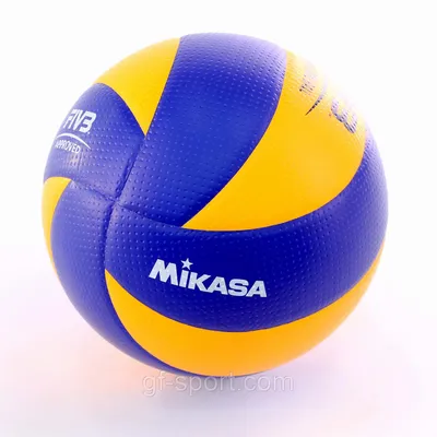 Мяч волейбольный 1E8A6382E7204AFC95F8A88B45DBB564, 5 размер; синий, желтый  - купить по выгодной цене в интернет-магазине OZON (1250993414)