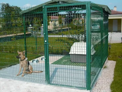 Купить комбинированный вольер для собак в Москве