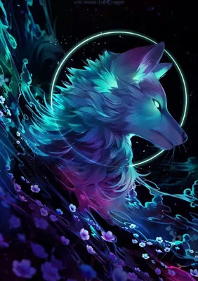 Pin by Nast Wol on Арт сказочных волков | Anime wolf drawing, Wolf drawing,  Fantasy wolf