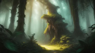 Волшебный лес» — создано в Шедевруме