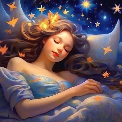 Спокойной ночи!🏙️🌠🌠#Сладких ласковых волшебных снов!😴# | TikTok