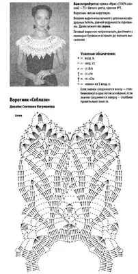 Ажурные воротники | Вязание шляп, Узоры фриволите, Воротники