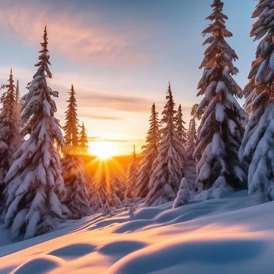 Фотограф показал яркий восход солнца над зимним Петербургом