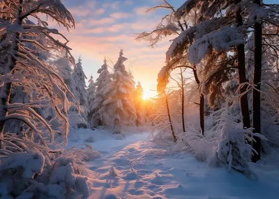 Красочные Зимний Восход Солнца В Горах — стоковые фотографии и другие  картинки Без людей - Без людей, Белый, Величественный - iStock