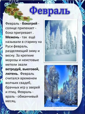 Материал для оформления школьной газеты \" ФЕВРАЛЬ - последний месяц зимы\"\"
