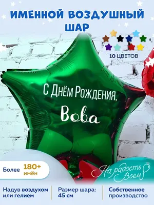 Открытка с днем рождения Вова Версия 2 - поздравляйте бесплатно на  otkritochka.net