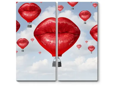Воздушные поцелуи - красивые фото
