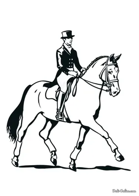 Детский рисунок всадник на коне - 68 фото