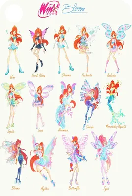 ✨Превращения Блум✨ | Winx club, Bloom winx club, Bloom