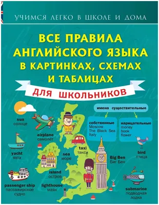 Матвеев Сергей Александрович \"Все правила английского языка в картинках,  схемах и таблицах для школьников\" — купить в интернет-магазине по низкой  цене на Яндекс Маркете