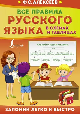 Дополнительные пособия для учебников для 9 класса: Филипп Сергеевич  Алексеев. Все правила русского языка в схемах и таблицах Ukazka.ru Ukazka.ru