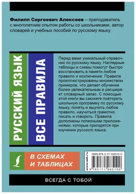 Русский Язык. все правила В Схемах и таблицах - купить учебника 1 класс в  интернет-магазинах, цены на Мегамаркет |