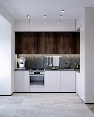 Дизайн встроенной кухни | Ремонт небольшой кухни, Кухонный пол, Переделка  кухонного шкафа