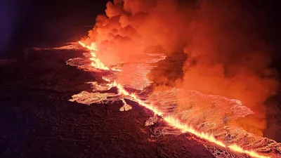 Вулканолог рассказал, чего ждать от извержения вулкана Фаградальсфьядль -  Газета.Ru | Новости